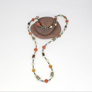Beaded Boho Style Necklace